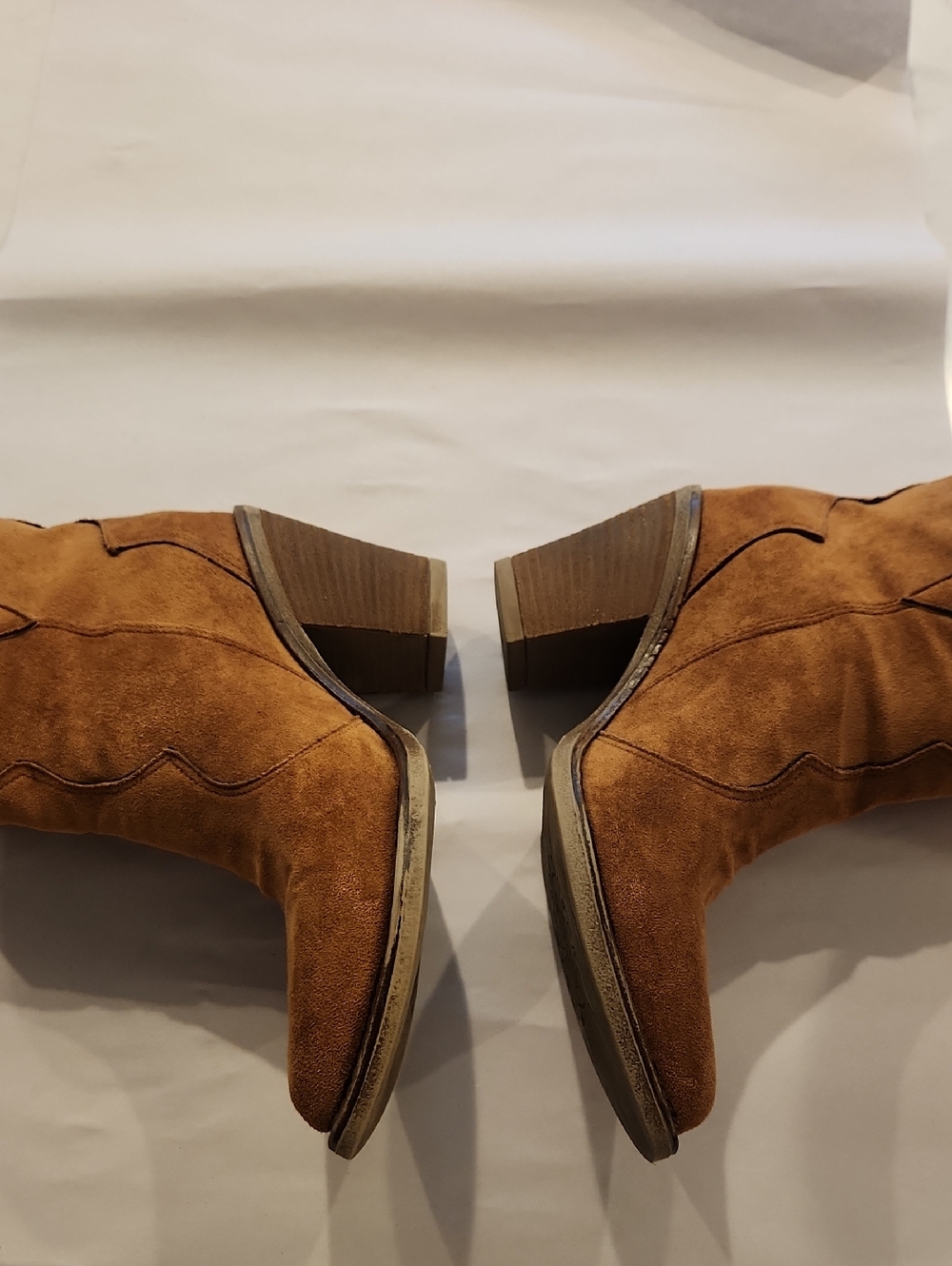 Women’s Suede Ankle Boots in Brown - Picture 8 of 8